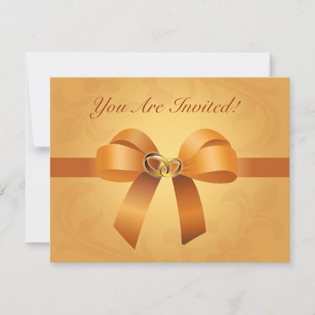 Sidbröllopinbjudningar 2 inbjudningar (Framsida)