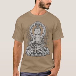 Siddartha Buddha Halftone T Shirt