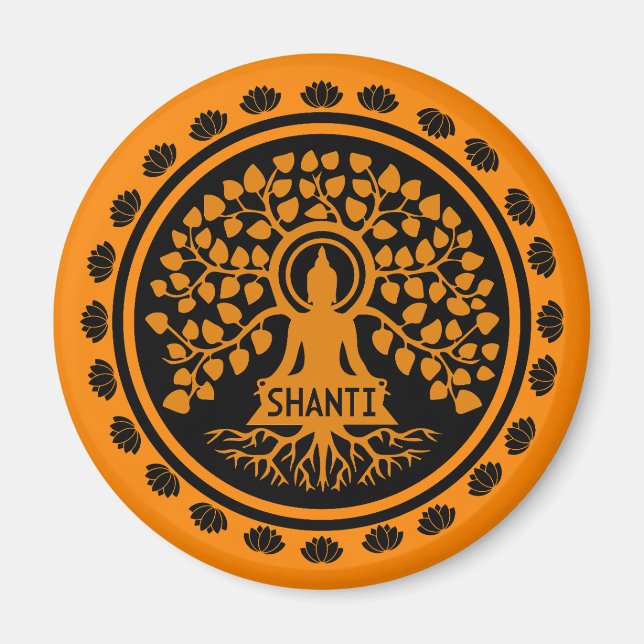 Siddhartha Gautama, Buddhist Art Magnet (Framsidan)