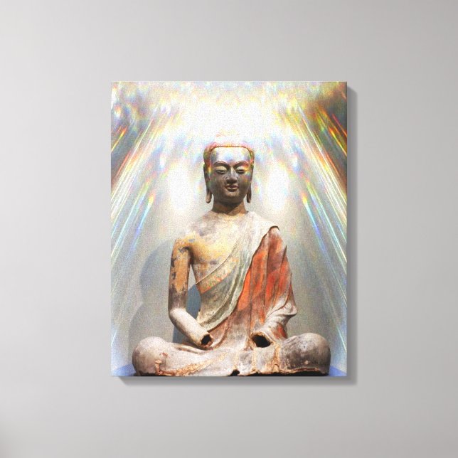 Siddhartha Gautama Statue Canvastryck (Framsida)