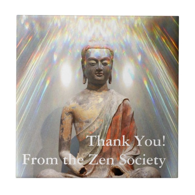 Siddhartha Gautama Statue Kakelplatta (Framsidan)