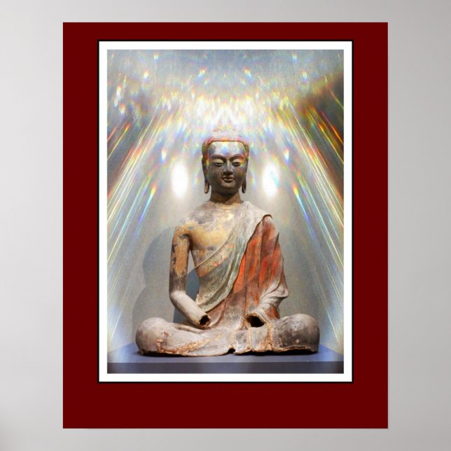 Siddhartha Gautama Statue Poster (Framsidan)