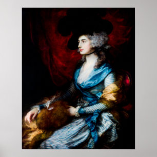 Siddons av Thomas Gainsborough Poster