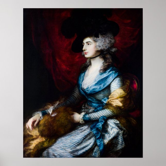 Siddons av Thomas Gainsborough Poster (Framsidan)