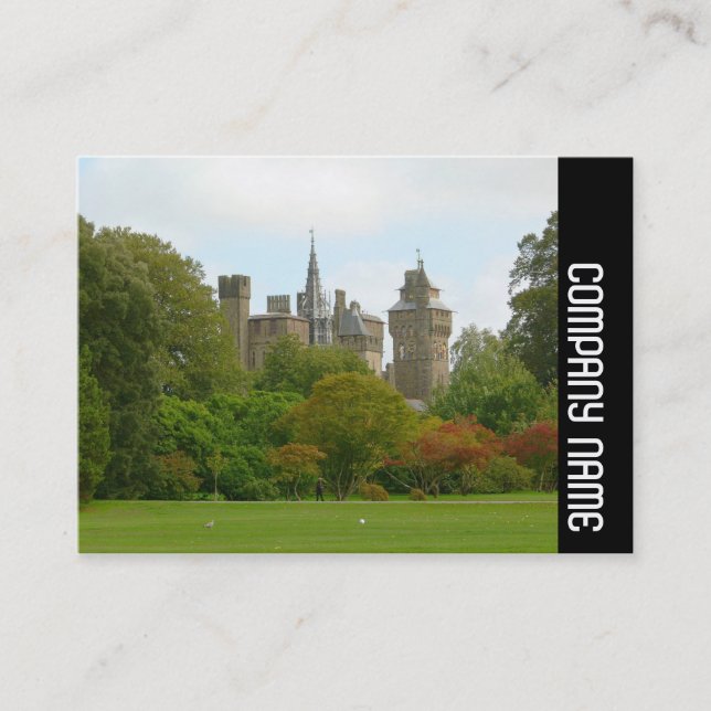 Side Band - Cardiff Castle Visitkort (Framsida)