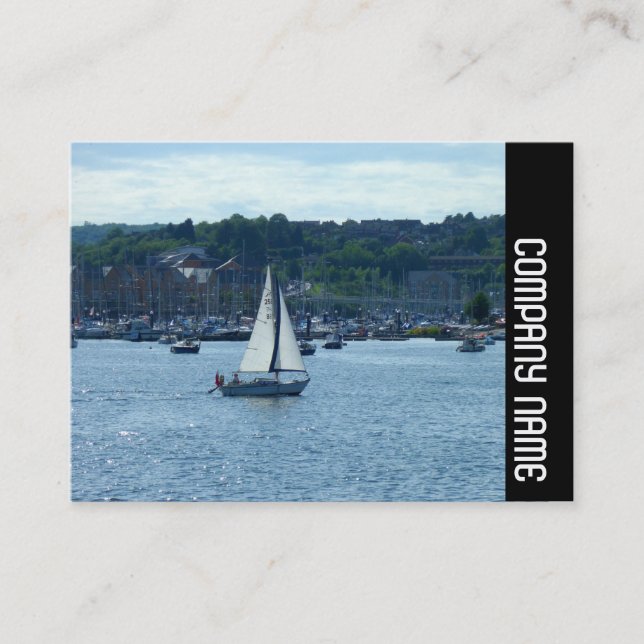 Side Band - Cardiff Marina Visitkort (Framsida)