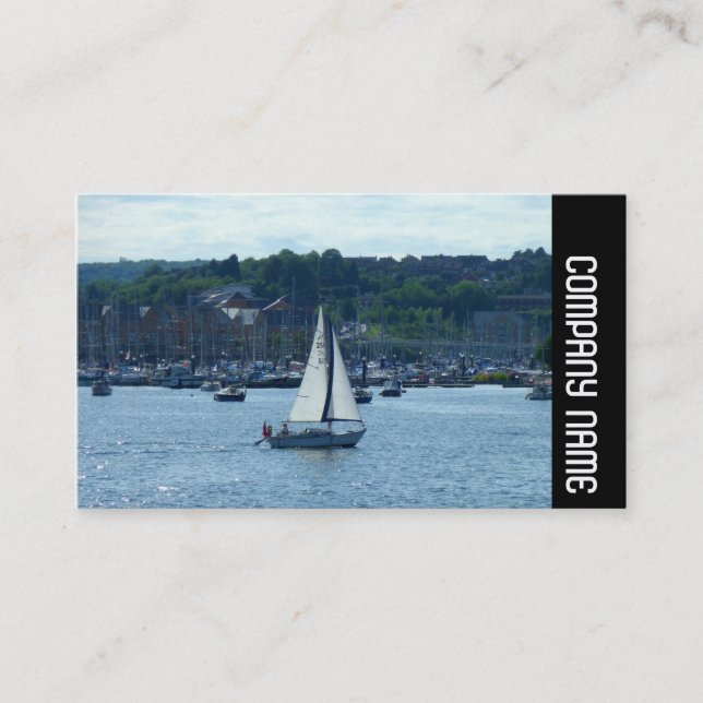 Side Band - Cardiff Marina Visitkort (Framsida)