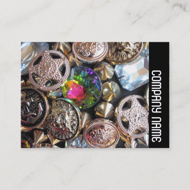 Side Band - Flea Market Bling Visitkort (Framsida)