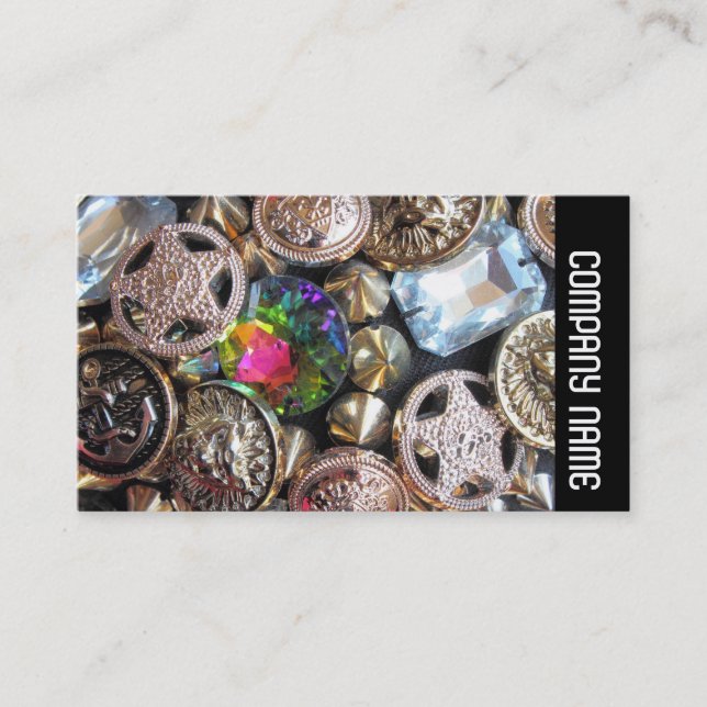 Side Band - Flea Market Bling Visitkort (Framsida)