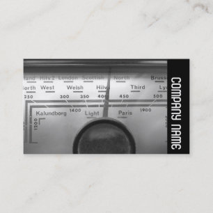 Side Band - Gammal brittisk radioring Visitkort