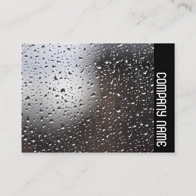 Side Band - Regn på en fönsterruta Visitkort (Framsida)