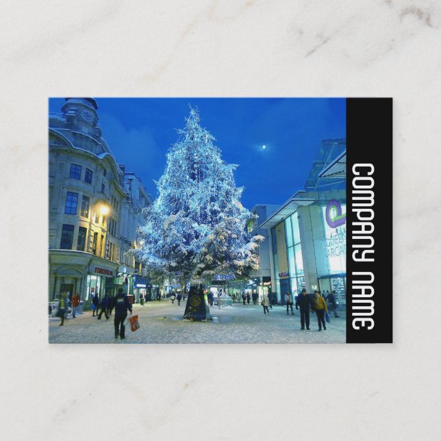 Side Band - Snö i Cardiff Visitkort (Framsida)