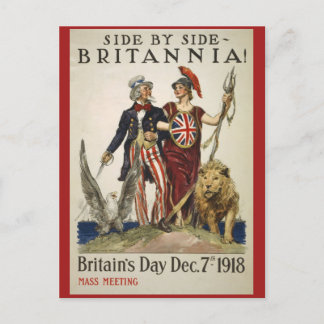 Side by Side Britannia Vykort