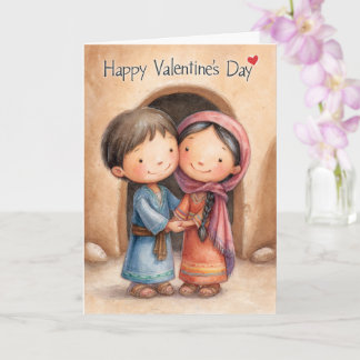 Side by Side Valentine Card Kort