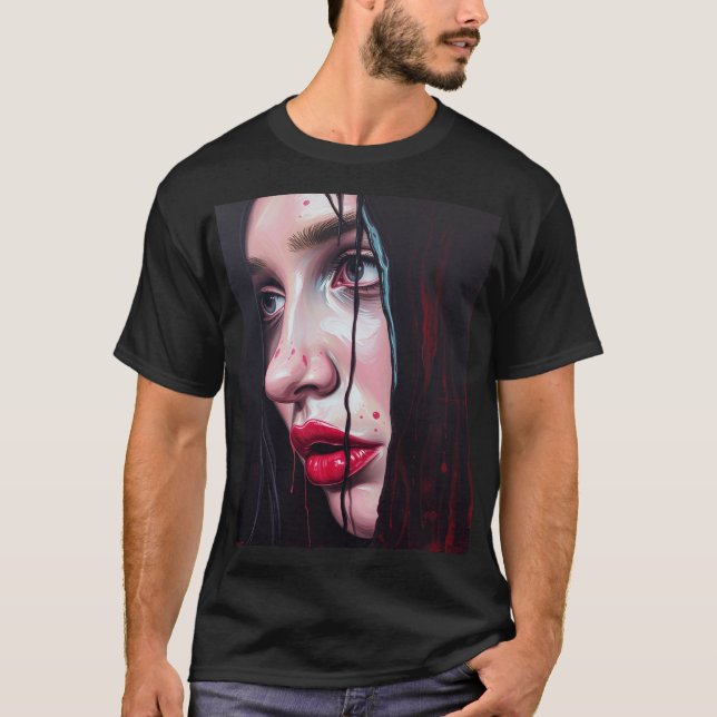 "Side Glance" T Shirt (Framsida)