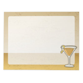 Sidecar cocktail anteckningsblock