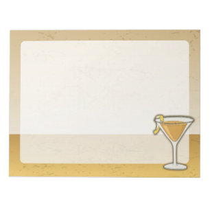 Sidecar cocktail anteckningsblock