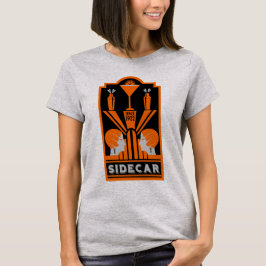 Sidecar Cocktail Art Deco T Shirt