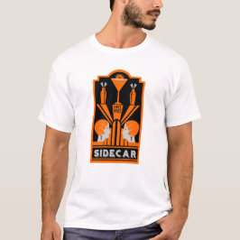 Sidecar Cocktail Art Deco T Shirt
