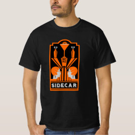 Sidecar Cocktail Art Deco T Shirt