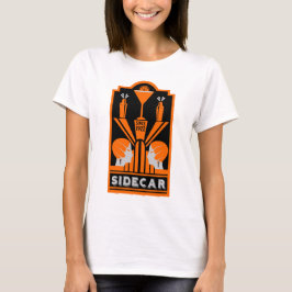 Sidecar Cocktail Art Deco T Shirt