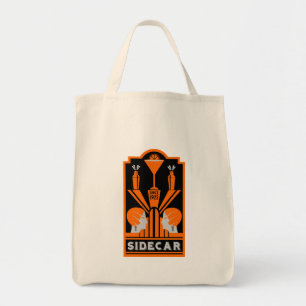 Sidecar Cocktail Art Deco Tygkasse