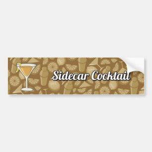 Sidecar cocktail bildekal