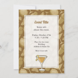 Sidecar cocktail inbjudningar