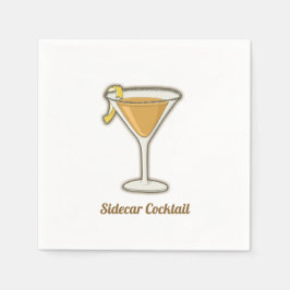 Sidecar cocktail pappersservett