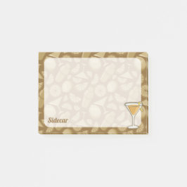 Sidecar Cocktail Post-it Block