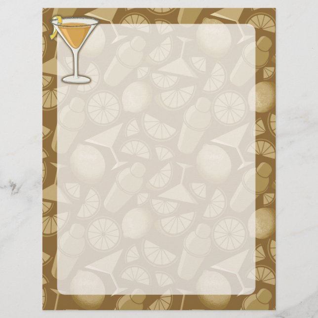 Sidecar cocktail reklamblad (Framsidan)