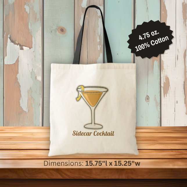 Sidecar-cocktail Tygkasse (Skapare uppladdad)