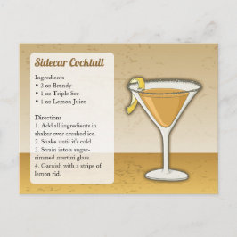 Sidecar-receptkort Vykort