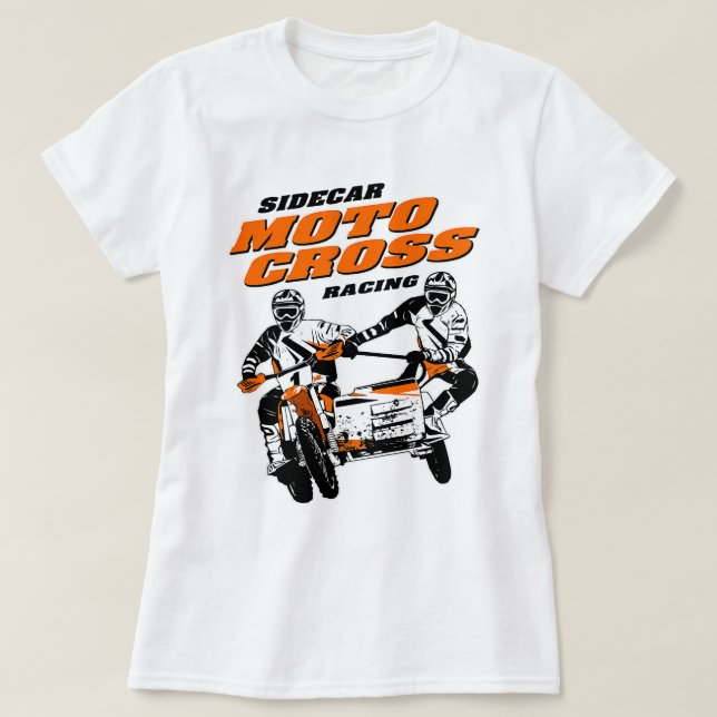 Sidecarcross Side Car Moto Kor T Shirt (Design framsida)