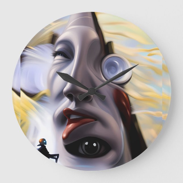 Sideeffekter - Ken Gage Art Stor Klocka (Framsida)