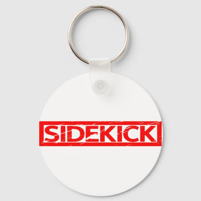 Sidekick Frimärke Nyckelring (Framsida)