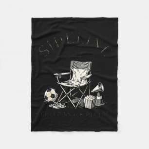 Sideline Social Club Cheer Snack Upprepa Soccer Ma Fleecefilt