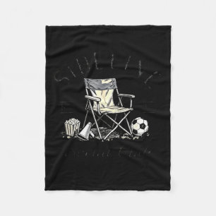 Sideline Social Club Cheer Snack Upprepa Soccer Ma Fleecefilt