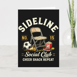 Sideline Social Club Cheer Snack Upprepa Soccer Ma Kort