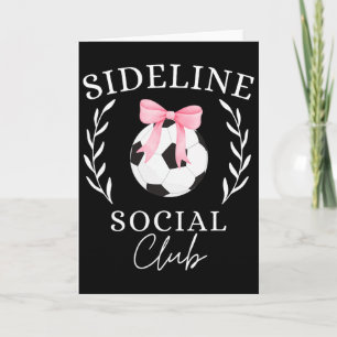 Sideline Social Club Coquette Fotbollsmamma Syster Kort