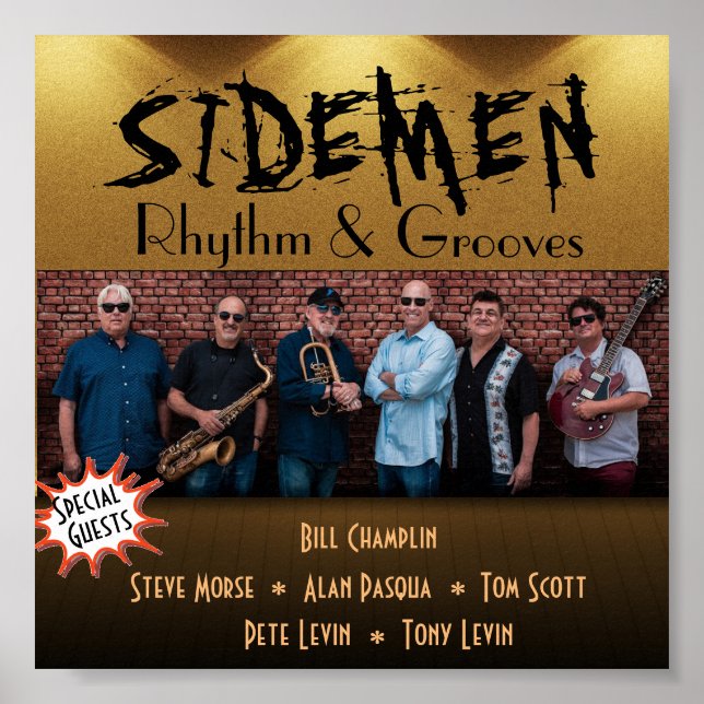Sidemen Rhythm & Grooves C.D. Cover Poster (Framsidan)