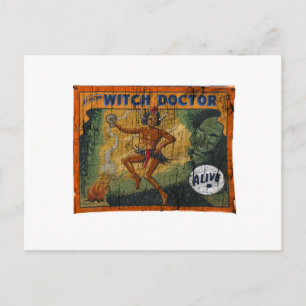 Sideshow Banner Witch Doktor Vykort