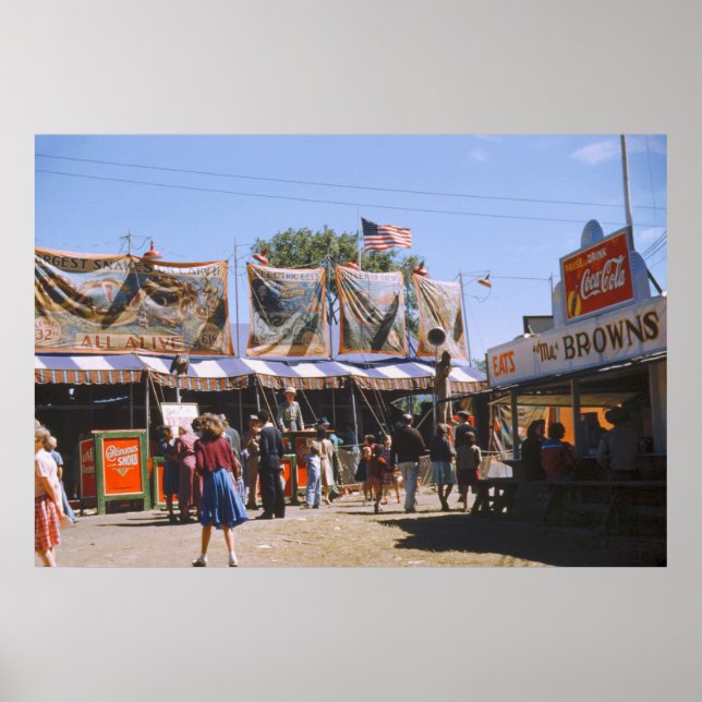 Sideshow Barker, 1941 Poster (Framsidan)