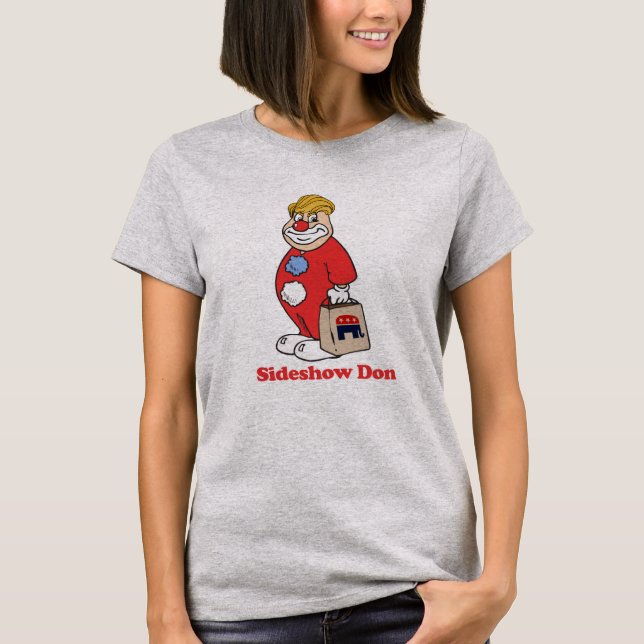 Sideshow Don - Anti-Trump Design - - Politisk - T-shirt (Framsida)