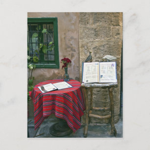 Sidewalcafe, Chania, Kreta, Grekland Vykort