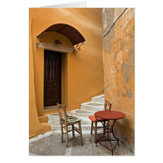 Sidewalde bord, Chania, Kreta, Grekland Hälsningskort (Framsidan)