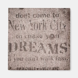 "Sidewalde Dreams-Little Italien, NYC" Magnet