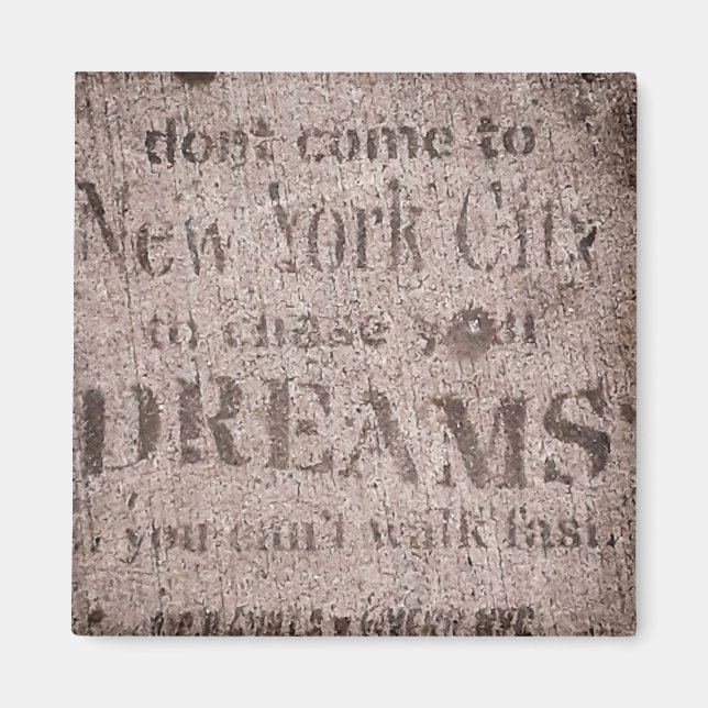 "Sidewalde Dreams-Little Italien, NYC" Magnet (Framsidan)