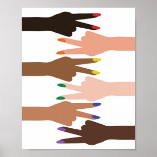 Sideways-Fredstecken Poster