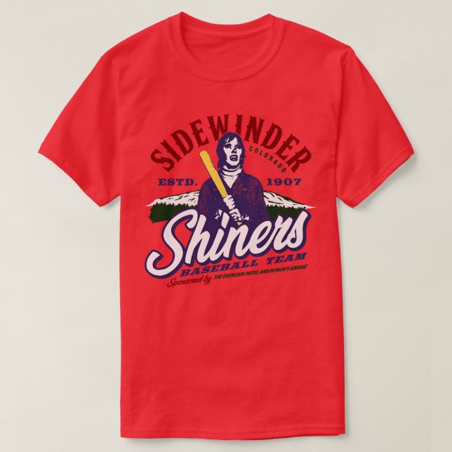 Sidewinder Shiners Baseball T Shirt (Design framsida)